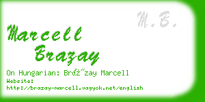 marcell brazay business card